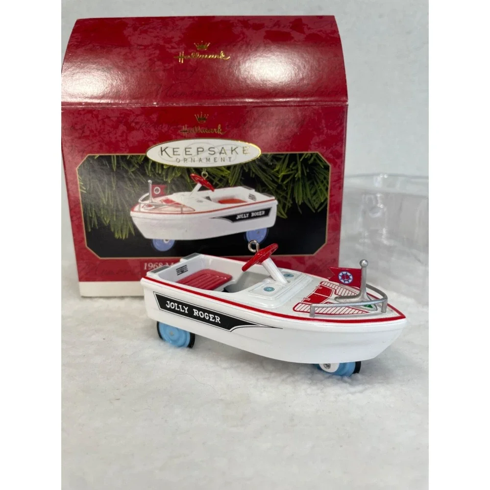 Hallmark Keepsake 1968 Murray Jolly Roger Flagship Kiddie Car Classics‎ Ornament